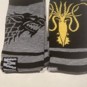 NWT Set of 2 Pairs of Game of Thrones Crew Socks